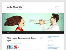 Tablet Screenshot of mediaabsurdity.com